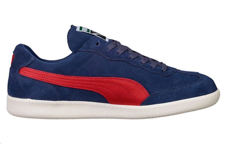 Order (W) Puma Liga Suede Lage Sneakers Blauw/Rood/Wit 365444-01