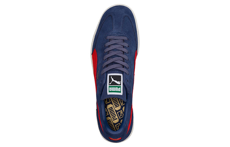 Lookbook (W) Puma Liga Suede Lage Sneakers Blauw/Rood/Wit 365444-01