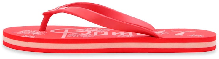 (Women) Puma Lily 'Sleek Low-Top Red Slippers' 371007-03 (Women) Puma Lily 'Sleek Low-Top Red Slippers' 371007-03