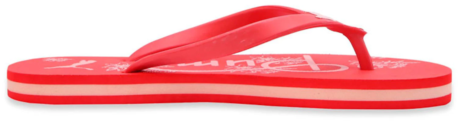 (Women) Puma Lily 'Sleek Low-Top Red Slippers' 371007-03 Order (Women) Puma Lily 'Sleek Low-Top Red Slippers' 371007-03