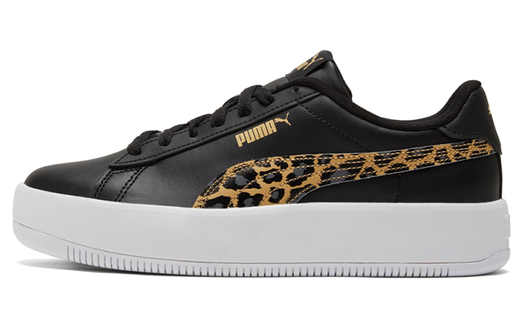 (Women) Puma Lily Platform Sneakers Black 384894-01