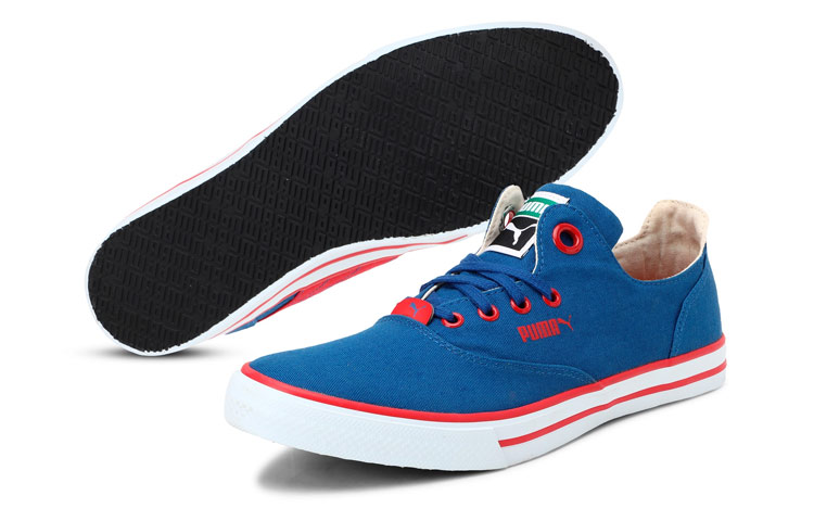 Shop (W) 푸마 리므노스 CAT 3 슬립온 (블루 레드) 360784-21