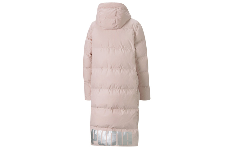 Lookbook (W) Puma 粉色長版羽絨外套 冬季保暖 585107-15