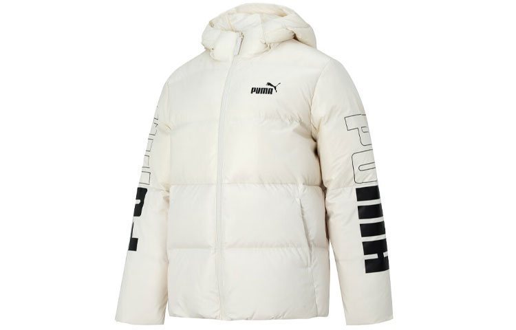 (Women) Puma Loose Fit Beige Hoodie Zip-Up Jacket Long Sleeve Outerwear 678722-87