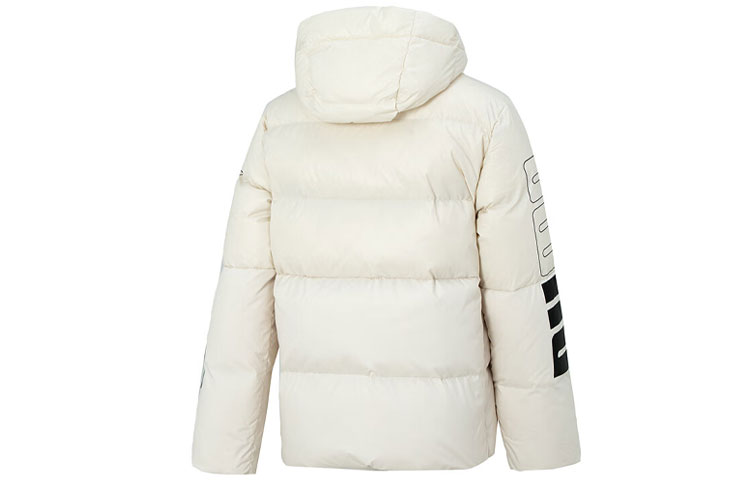 Lookbook (W) Puma 寬鬆版型米色連帽拉鍊外套 長袖上衣 678722-87