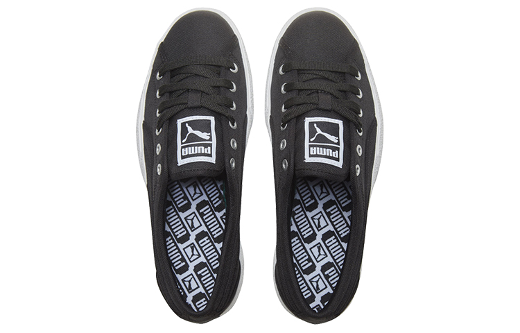 Shop (W) Puma Love Canvas Zwart/Wit Casual Skate Schoenen 372411-02