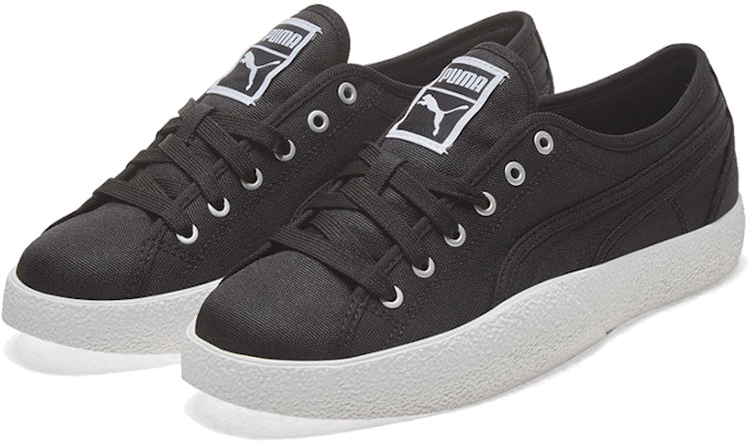 (Women) Puma Love Canvas Black/White Casual Board Shoes 372411-02 Lookbook (Women) Puma Love Canvas Black/White Casual Board Shoes 372411-02