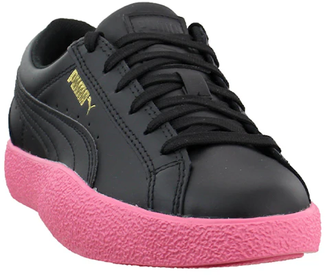 PUMA Puma Love 耐磨 低幫 板鞋 女款 黑粉 Lookbook PUMA Puma Love 耐磨 低幫 板鞋 女款 黑粉