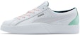 (Women) Puma Love Trainers White/Green 372104-07