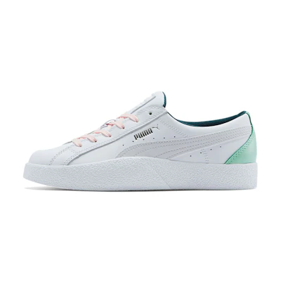 (W) Puma Love Trainers White/Green