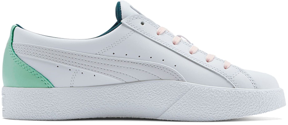 (Women) Puma Love Trainers White/Green 372104-07 Order (Women) Puma Love Trainers White/Green 372104-07