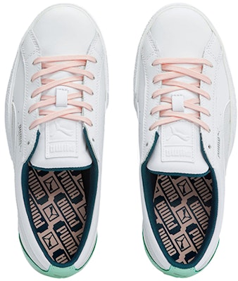 (Women) Puma Love Trainers White/Green 372104-07 Lookbook (Women) Puma Love Trainers White/Green 372104-07
