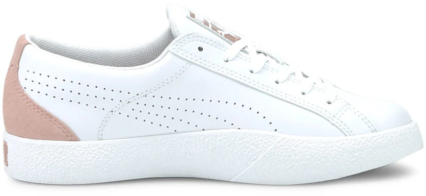 Puma Love Perf 防滑耐磨休閒板鞋 女款 白桃粉 Order Puma Love Perf 防滑耐磨休閒板鞋 女款 白桃粉