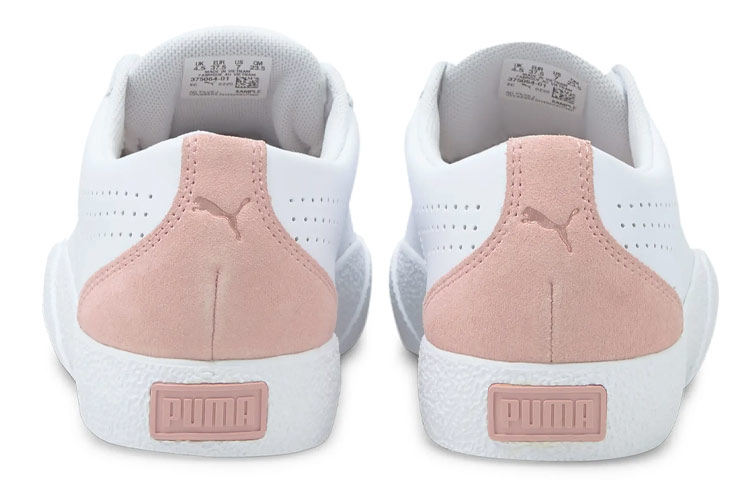 Shop Puma Love Perf 防滑耐磨休閒板鞋 女款 白桃粉