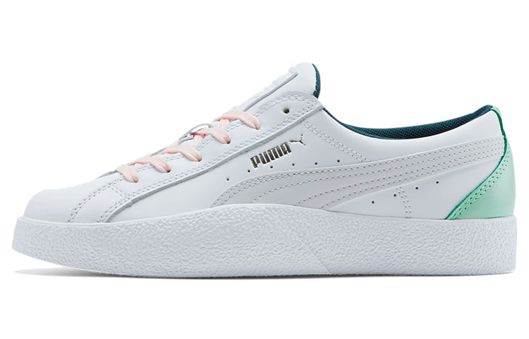 (Women) Puma Love Trainers White/Green 372104-07