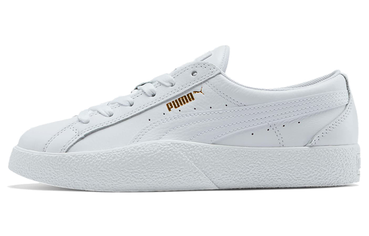 (Women) Puma Love Tumble Leather 'Triple White'  373649-01