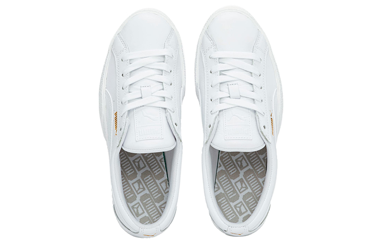 Shop （女性）Puma Love Tumble Leather 'Triple White' 373649-01