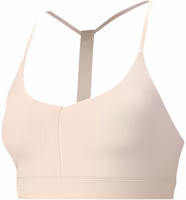(Women) Puma Low Impact Yoga Sports Bra - Pink 520307-27 (Women) Puma Low Impact Yoga Sports Bra - Pink 520307-27