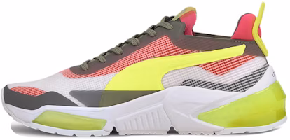 (Women) Puma Optic XI Lqdcell /Yellow/Pink 'White' 193658-04 (Women) Puma Optic XI Lqdcell /Yellow/Pink 'White' 193658-04