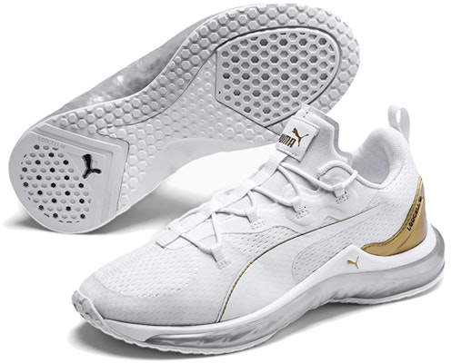 (Women) Puma Lqdcell Hydra Metal 'White Gray Gold' 193086-02 Order (Women) Puma Lqdcell Hydra Metal 'White Gray Gold' 193086-02