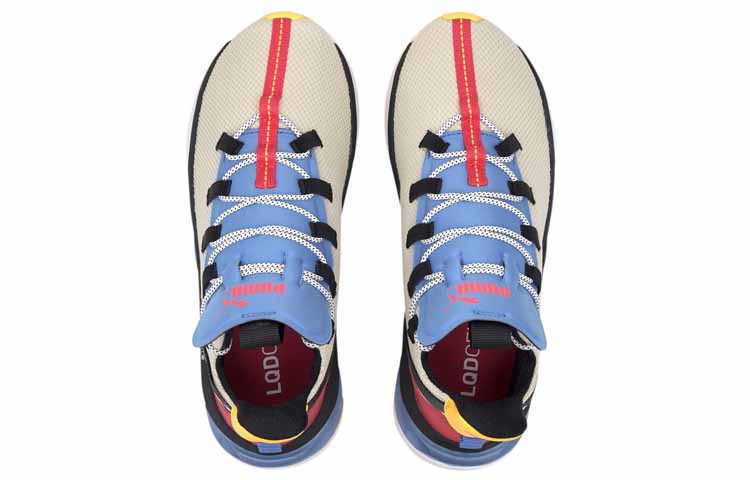 Lookbook (W) Puma Lqdcell Shatter XT Chaussures Trail Running Blanc/Bleu/Jaune 193036-01