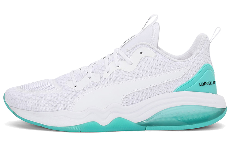 (Women) Puma Lqdcell Tension One8 Low Top Running Shoes White/Blue 193312-01