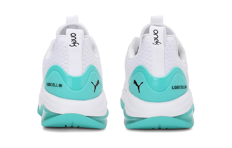 Shop (W) Puma Lqdcell Tension One8 Baskets Basses Running Blanc/Bleu 193312-01