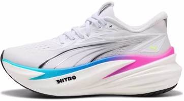 (Women) Puma Magmax Nitro 2 'White Ultra Blue Poison Pink' 312126-06