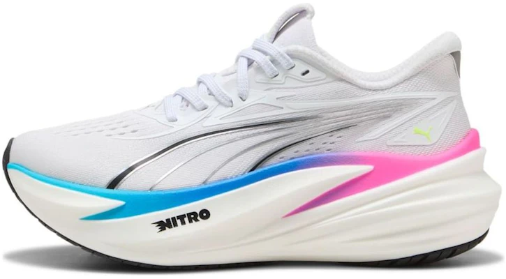(Women) Puma Magmax Nitro 2 'White Ultra Blue Poison Pink' 312126-06 Buy (Women) Puma Magmax Nitro 2 'White Ultra Blue Poison Pink' 312126-06