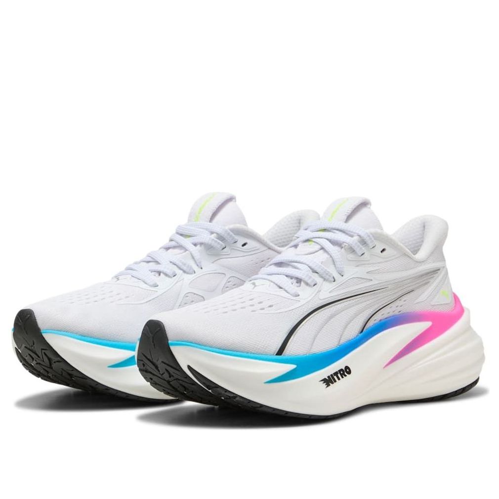 Details for (Women) Puma Magmax Nitro 2 'White Ultra Blue Poison Pink' 312126-06