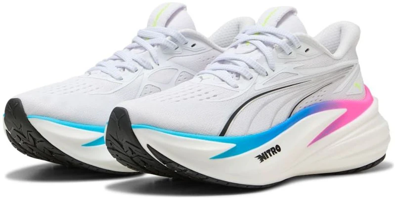 (Women) Puma Magmax Nitro 2 'White Ultra Blue Poison Pink' 312126-06 Details for (Women) Puma Magmax Nitro 2 'White Ultra Blue Poison Pink' 312126-06