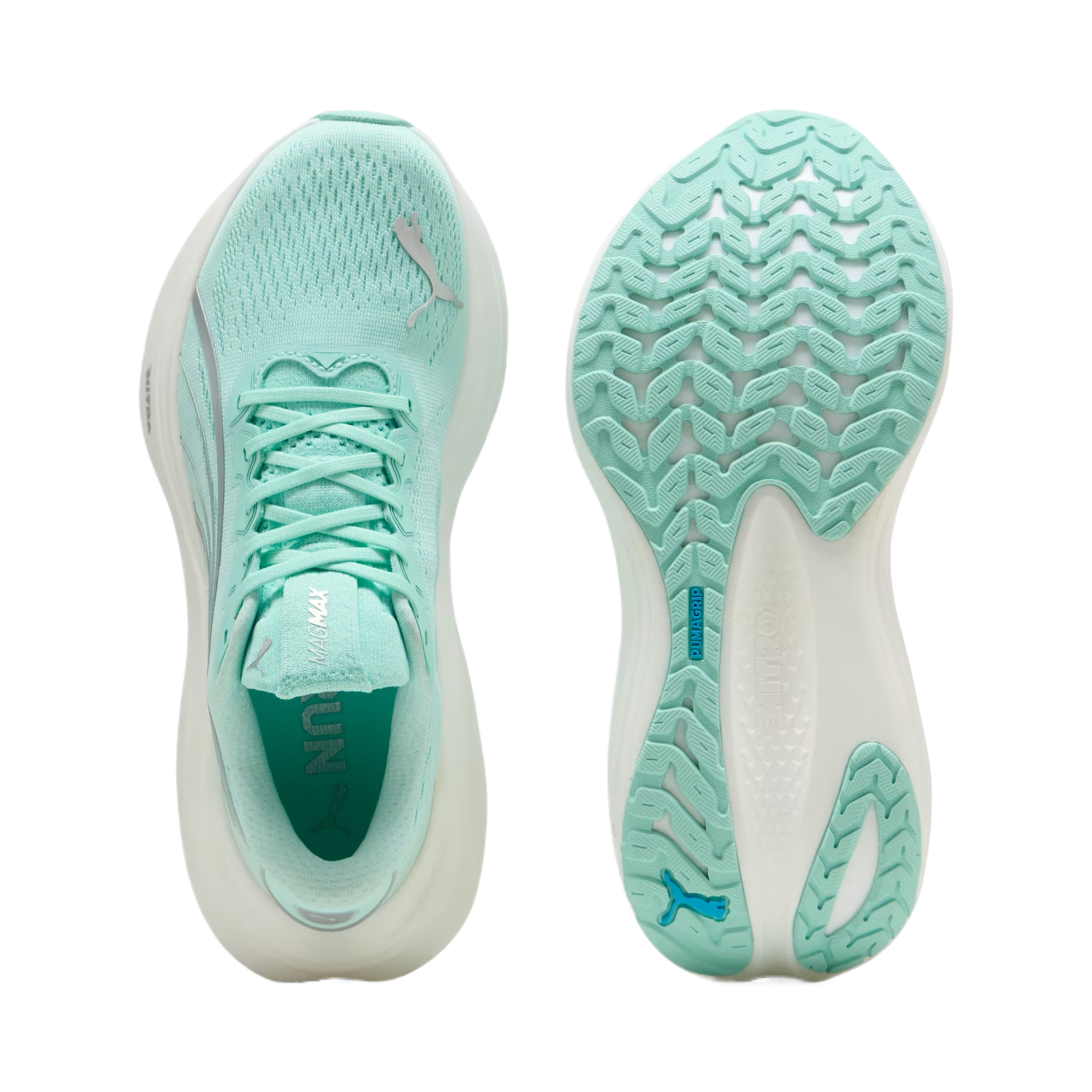 Shop (W) Puma MagMax Nitro ''Mint Melt'' Lelaki Wanita Kasut Sukan. 310089-12