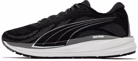 (Women) Puma Magnify Nitro Knit 'Black White'  376908-01 (Women) Puma Magnify Nitro Knit 'Black White'  376908-01