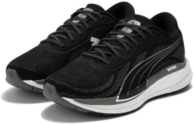 (W) Puma Magnify Nitro Knit 'Hitam Putih' 376908-01 Lookbook (W) Puma Magnify Nitro Knit 'Hitam Putih' 376908-01