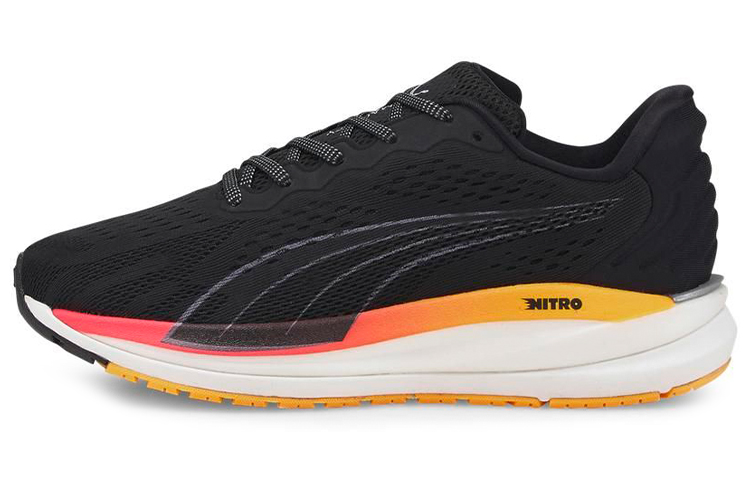 (Women) Puma Magnify Nitro Surge 'Black Yellow Red' 376906-01