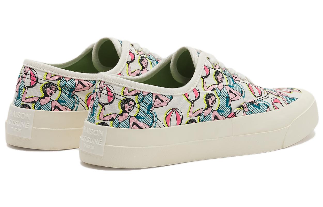 Shop (W) Puma Maison Kitsune Canvas Low Top 'Cetakan Pelbagai Warna' KU04844WW9000-M100