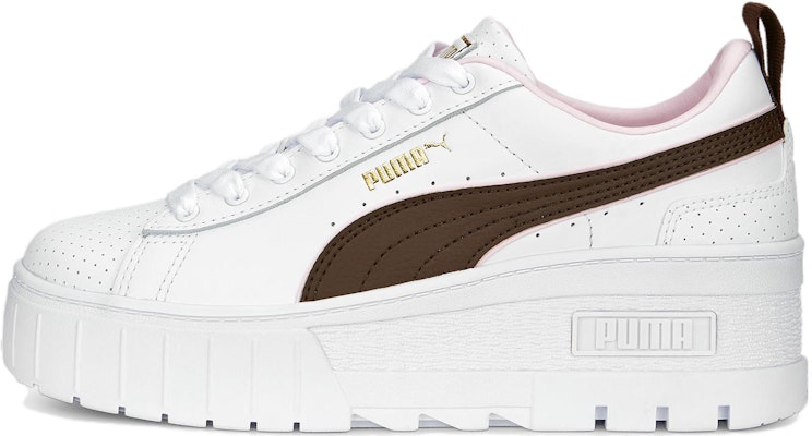 (W) 푸마 메이즈 웨지 '프레피 화이트 브라운' (Puma 메이즈 웨지) 389866-02 Buy (W) 푸마 메이즈 웨지 '프레피 화이트 브라운' (Puma 메이즈 웨지) 389866-02
