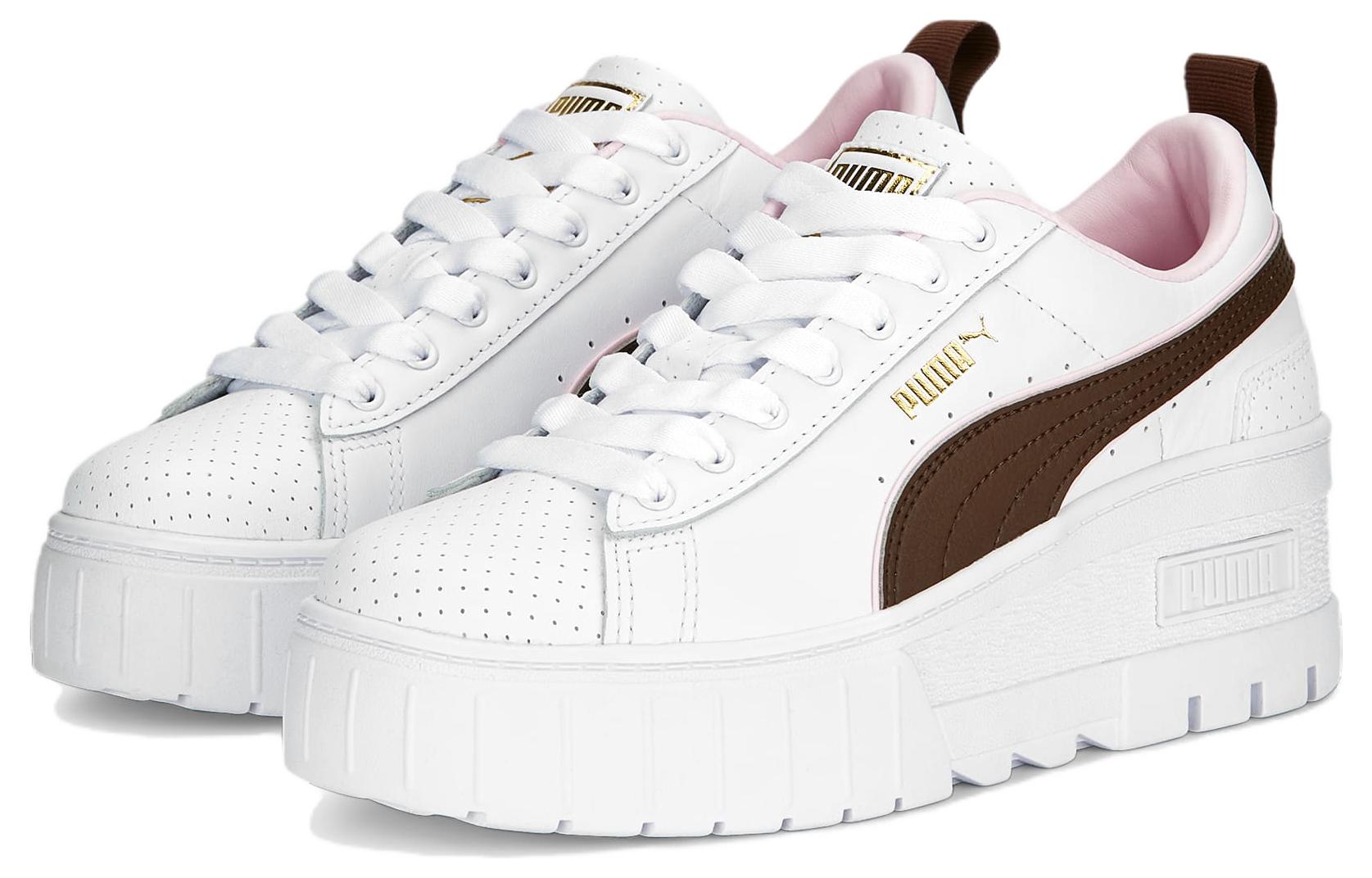 (W) Puma Maize Wedge 'Preppy White Brown' 圖 3