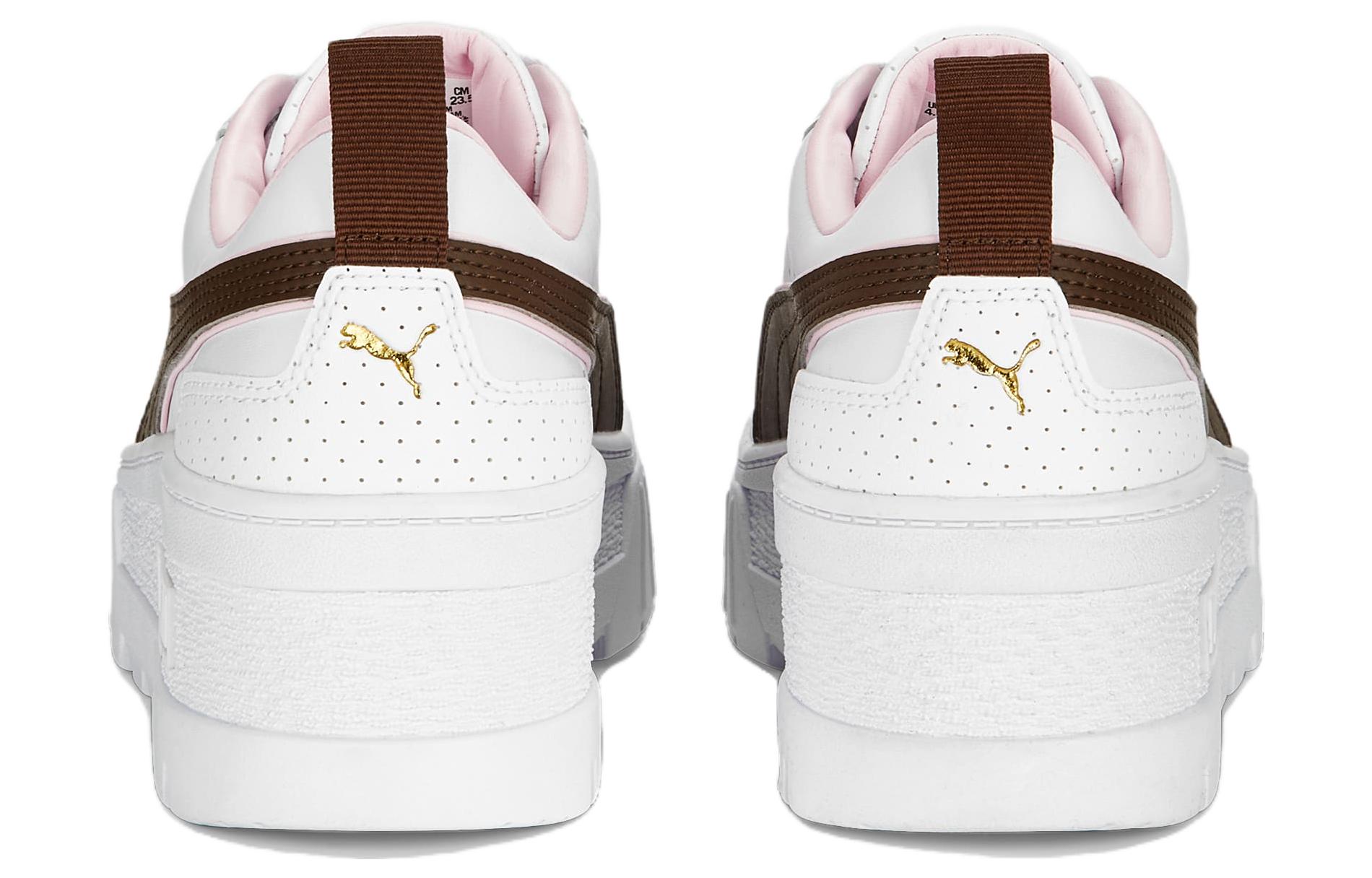 (W) Puma Maize Wedge 'Preppy White Brown' 圖 4
