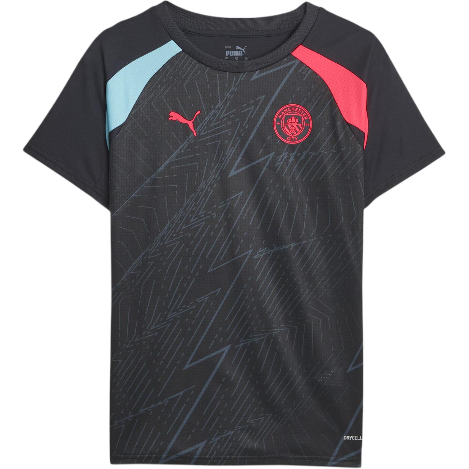 (Women) Puma Manchester City Pre-match Jersey Navy Blue Soccer Tee 772852-14