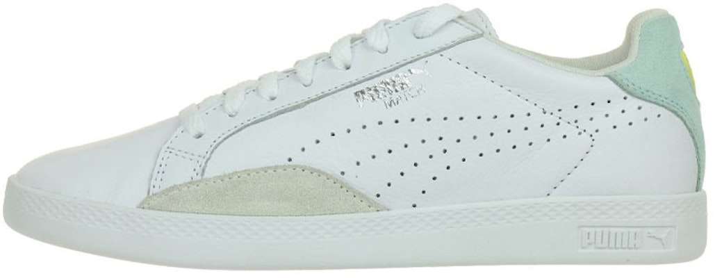 (Women) Puma Match Lo Basic Sports 'White Green' 357543-07 Buy (Women) Puma Match Lo Basic Sports 'White Green' 357543-07