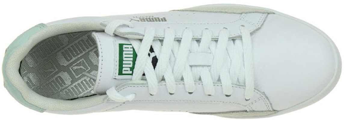 (Women) Puma Match Lo Basic Sports 'White Green' 357543-07 Lookbook (Women) Puma Match Lo Basic Sports 'White Green' 357543-07