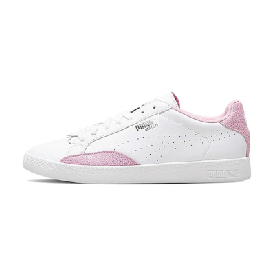 (W) Puma Match Lo Reset Casual Shoes White/Pink