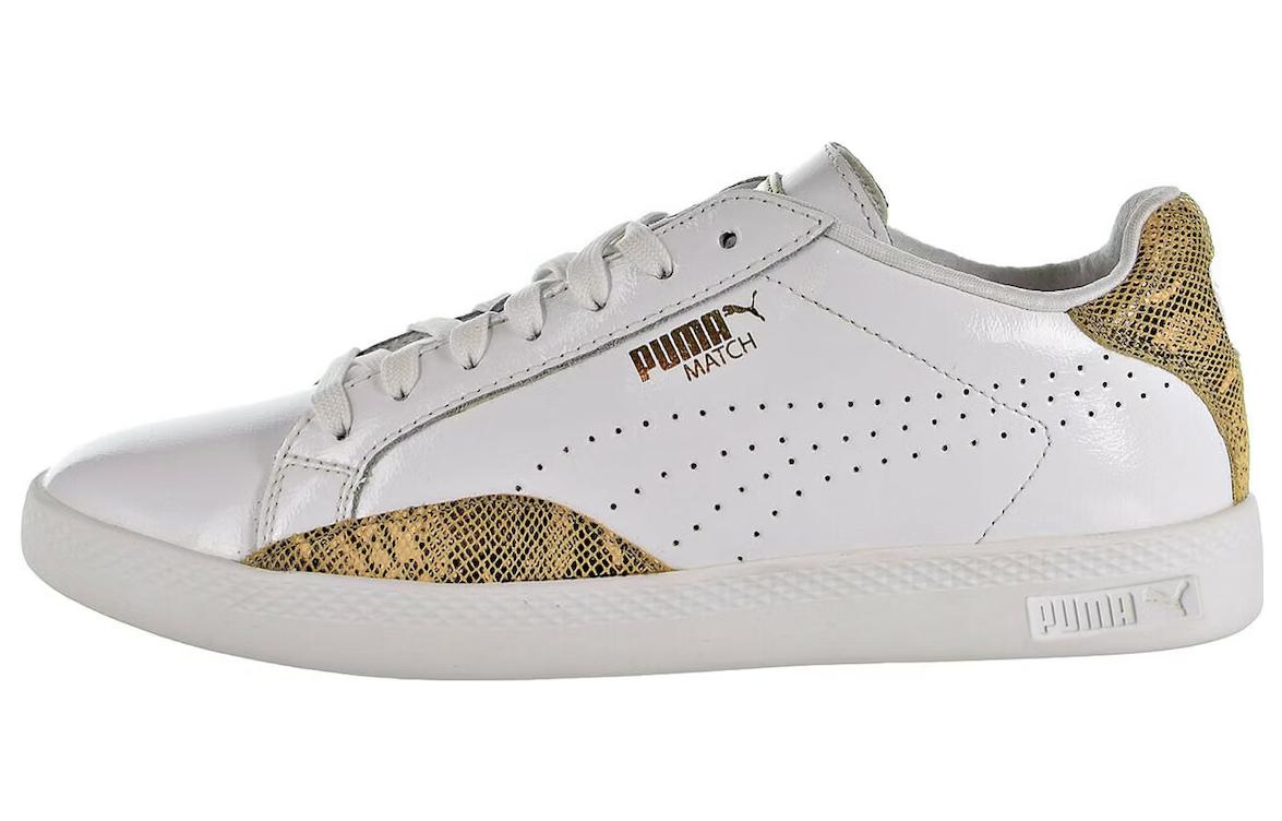 (Women) Puma Match Low White Snakeprint 363047-01