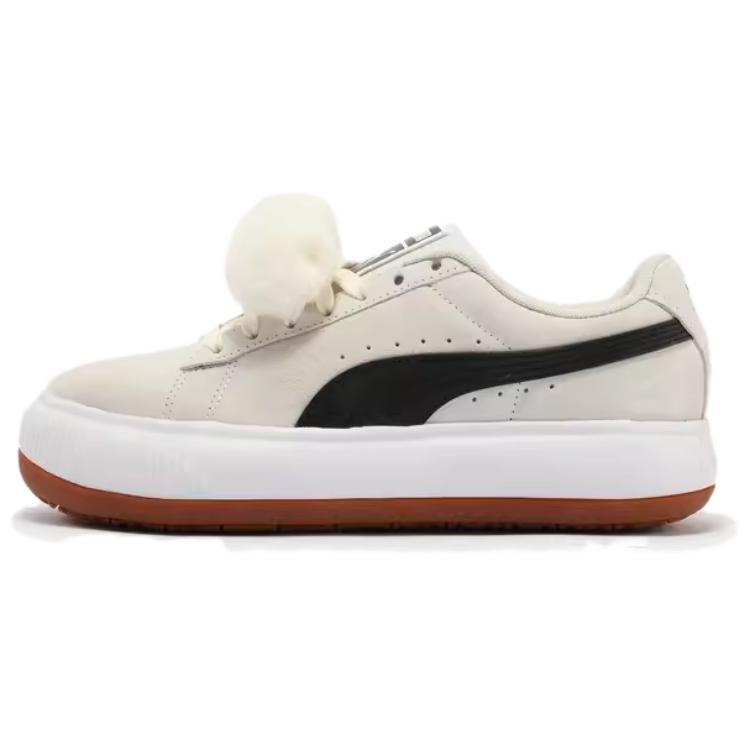 (Women) PUMA Mayu FURRYTAIL Platform Casual Shoes Women White Black 403076-01