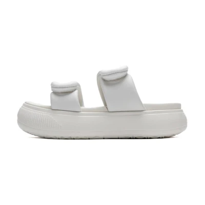 (W) Puma Mayu Puffy Slides 'Warm White'