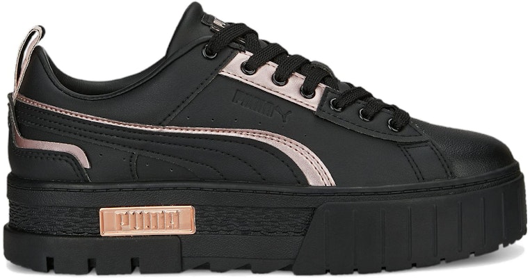 (Women) Puma Mayze 'Black Pink Gold' 391084-02 Order (Women) Puma Mayze 'Black Pink Gold' 391084-02