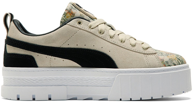 (Women) Puma Mayze Botanics Sneakers Creamy 384188-01 Order (Women) Puma Mayze Botanics Sneakers Creamy 384188-01