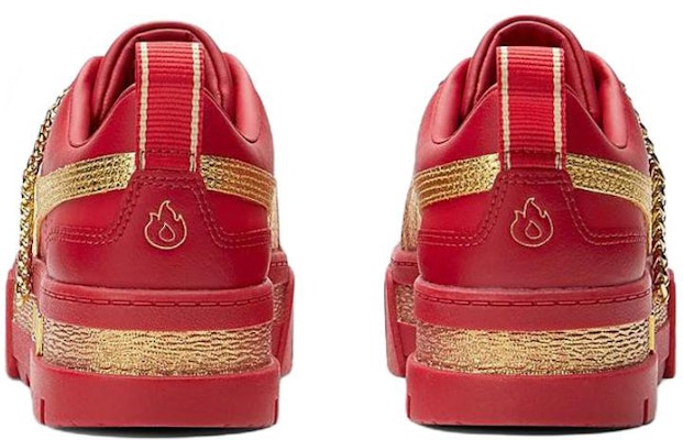 Puma Mayze 我堅定不移 低筒復古板鞋 女款 紅色 Shop Puma Mayze 我堅定不移 低筒復古板鞋 女款 紅色