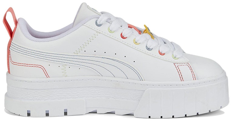 (Women) Puma Mayze 'Pierced - White Multi' 386582-01 Order (Women) Puma Mayze 'Pierced - White Multi' 386582-01